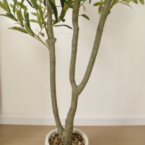 Plantes artificielles en pot en plastique de 210 cm avec pot, grand <span class=keywords><strong>olivier</strong></span> artificiel - Product Image 3