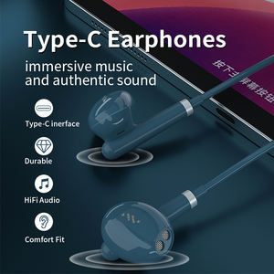 Écouteurs USB C pour iPhone 15 Pro Max écouteurs filaires de type c avec contrôle du volume du micro casque intra-auriculaire pour <span class=keywords><strong>Samsung</strong></span> S23 S22 S21 - Product Image 6