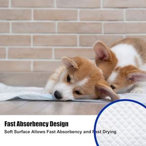 China Wholesale Eco-Friendly Non-Woven Fabric Dog Pet Training Pads Disposable Puppy <b>Pee</b> Training Mats Outdoor Use Everyday - Product Image 3