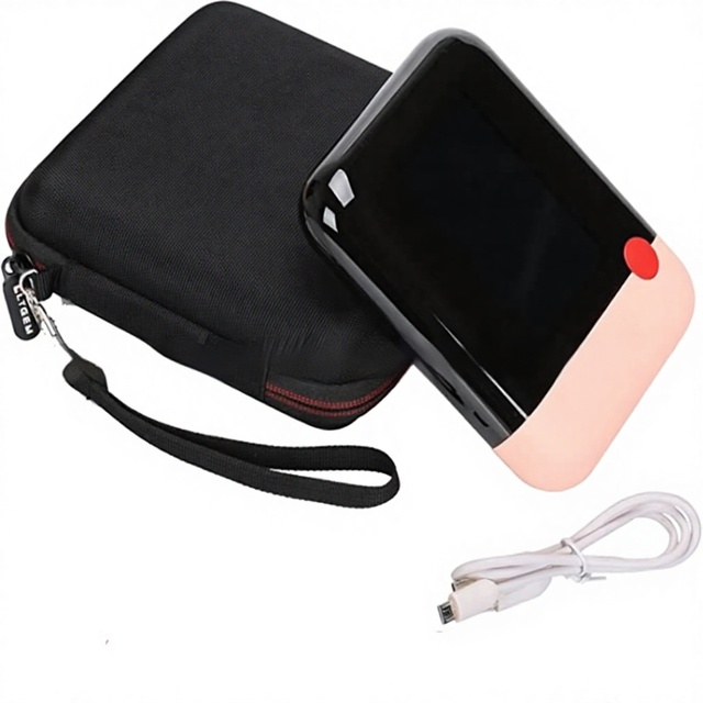 Portable Leather Waterproof Bag Storage Box Protective Case for POP 3x4" Instant Print Digital Camera