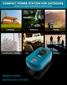 <span class=keywords><strong>Chargeur</strong></span> USB C 65 W 3A <span class=keywords><strong>Chargeur</strong></span> rapide pour batterie Makita 18V, Adaptateur de <span class=keywords><strong>chargeur</strong></span> de téléphone portable avec port USB 5V et port Type C - Product Image 4