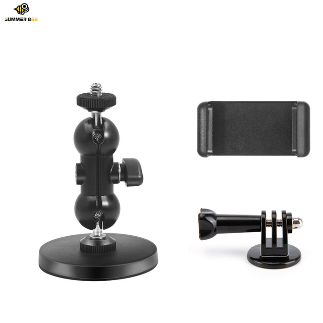 Aluminum Magnetic Phone Holder 360 Degree Rotation Action Camera Insta360x2 X3 X4 Gopro/DJI Mount Cellphone Bracket