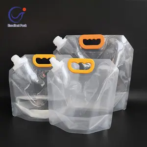 Bolsa de agua reutilizable plegable para acampar al aire libre, bolsa de agua plegable ultraligera portátil de 10L