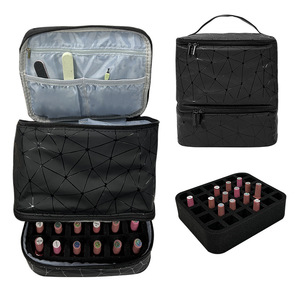 Hot Selling <strong>Nail</strong> Polish Organizer Bag Holds 30 Bottles <strong>Nail</strong> Polish &amp; <strong>Nail</strong> Lamp <strong>Nail</strong> Kit Bag for <strong>Nail</strong> <strong>Stuff</strong> &amp; Manicure Tools - Product Image 4