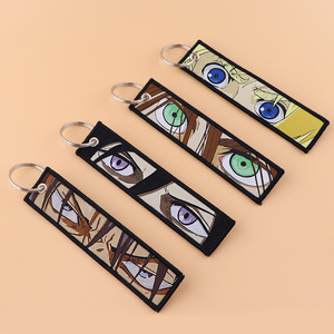 Llaveros de Anime Tejidos de <span class=keywords><strong>Ataque</strong></span> a <span class=keywords><strong>los</strong></span> <span class=keywords><strong>Titanes</strong></span>, Más de 500 Diseños, de Acero Inoxidable, Ligeros y a la Moda para Coche o Bolso - Product Image 3