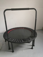 Mini Trampolín de Ejercicio Unisex de 40 Pulgadas para Adultos, Equipo de Salto Redondo