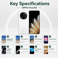 OPPO Find N5 5G Smartphone Lipat Layar AMOLED 8.12+6.62 Inci 120Hz Snapdragon 8 Elite 5600mAh Dual SIM NFC Android 15 oppo