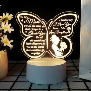 Lampe de table à LED Acrylique Lampe à LED sans fil Lampes de table Spéléologie Lumière créative Lampe 3D de bureau Lampe de nuit 3D Kits de table Décoration de chambre à coucher - Product Image 2