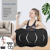 Plateforme vibrante de massage pour le sport et la gym, machine d'exercice à domicile avec vibration verticale pour le fitness