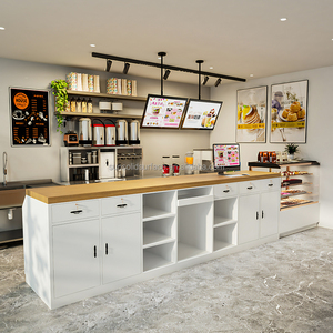 Mostrador de muebles de oficina modernos, mostrador de recepción, cajero, club de ocio, cafetería, <span class=keywords><strong>casa</strong></span> de té, escritorio de recepción - Product Image 3