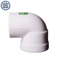 Accessoires PPR pour plomberie Tube d'eau en plastique 110mm douille coude té coulée filetage mâle connexion coulée soudable