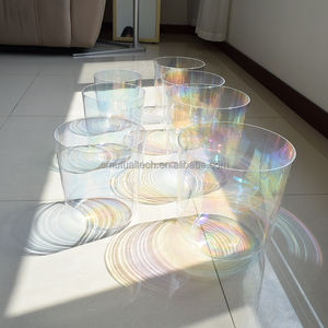 Juego de Cuencos de Cristal de Cuarzo Transparente de Color Cósmico para Meditación y Yoga, Cuencos de Cristal para Sanación, Instrumentos de Sanación por Sonido - Product Image 6