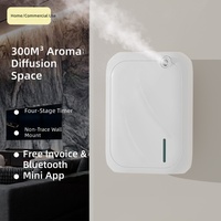 Diffuseur de parfum mural biphasique 140 ml, contrôle intelligent par application, silencieux, pour hôtels et commerces, vente en gros