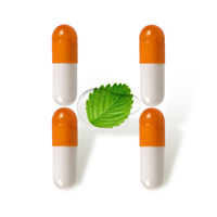 Capsules végétales vides HPMC de haute qualité, couleur verte claire, tailles 00, 0, 1, 2, 3, 4