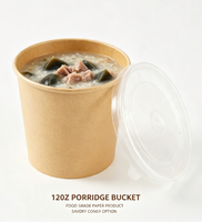 Gobelets à emporter en papier kraft recyclable de qualité alimentaire à paroi simple, pour nouilles, soupes, bouillies, 8oz-32oz, personnalisables, pour sushis, directement du fabricant