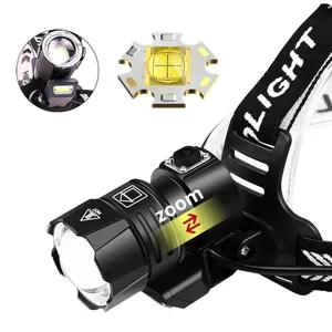 防水釣りヘッドランプ最も強力なLedヘッドランプ充電式ヘッド懐中電灯Ledヘッドライト