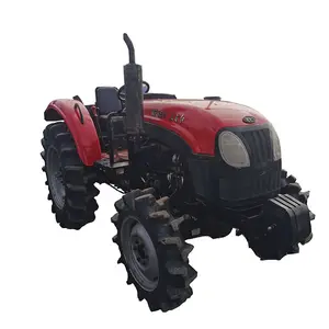 二手/新型拖拉机MF554 4x4wd农用设备农业机械，带前装载机反铲55hp