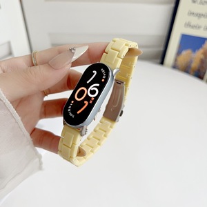 <span class=keywords><strong>Bracelet</strong></span> de montre en PC couleur unie à trois maillons pour <span class=keywords><strong>Xiaomi</strong></span> <span class=keywords><strong>Watch</strong></span> 8/9/10 Pro – Remplacement des bracelets de montre - Product Image 2