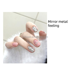 Venta caliente 5g Gel de pintura de Metal plateado Textura de Metal Espejo Sensación de pintura de <span class=keywords><strong>uñas</strong></span> Gel Herramientas de Arte de <span class=keywords><strong>uñas</strong></span> para <span class=keywords><strong>uñas</strong></span> DIY - Product Image 5