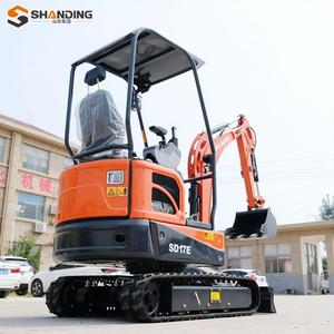 Hot sale mini excavator EPA Mini Excavator 1.7Ton Kubota Engine Crawler Digger Mini Bagger Farm 1Ton mini excavator for Sale - Product Image 2