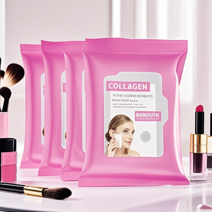 Lingettes démaquillantes réutilisables antibactériennes à marque privée, douces, efficaces et apaisantes pour le visage, personnalisables, 10 000 sachets - Product Image 2