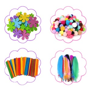 DIY Children's Educational Toys Art and Craft <b>Kits</b> for <b>Kids</b> Pipe Cleaners Pom Poms Craft & Craft <b>Tools</b> Arts and Crafts Supplies - Product Image 5
