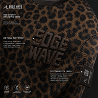 Sweat-shirt à col montant zippé 500 GSM personnalisé avec logo, coupe ample et oversize pour homme, coutures raglan, OEM
