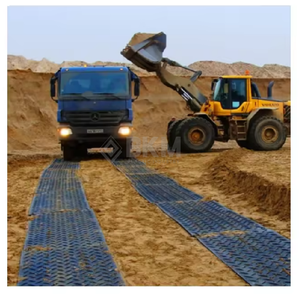 แผ่นป้องกันพื้นพลาสติก HDPE หนัก 4x8 ฟุต แผ่นป้องกันพื้นถนน - Product Image 1