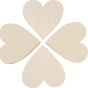 DIY <b>wooden</b> chip hand-painting and graffiti materials, accessories, and ornaments; <b>heart</b>-shaped <b>wooden</b> boards; <b>heart</b>-shaped - Product Image 3