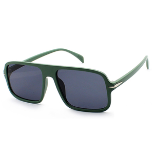 Lunettes de soleil Sunway Eyewear, nouvelle mode, vente en gros, haute qualité, logo personnalisé, monture carrée vintage, protection UV400. - Product Image 2