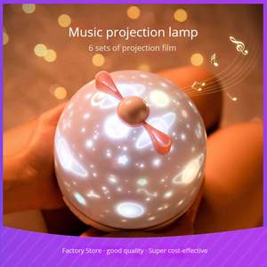 Cute Dream Wish Little Night Light proiettore camera dei bambini ricarica rotante LED Star Projection Lamp regalo per bambini - Product Image 4