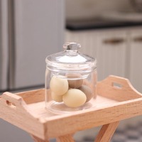 Miniature de pot alimentaire, modèle réduit 1:12, pot de rangement pour maison de poupée, ornement de cuisine, petit outil de bricolage
