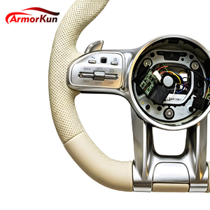 Volant de course en cuir pour voitures de sport pour W205 W204 W203 W177 W212 W213 CLS W222 <span class=keywords><strong>C300</strong></span> GLE GLC - Product Image 5