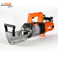 Cintreuse-coupeuse de barres d'armature électrique portative automatique à lame hydraulique professionnelle pour la construction ZRC-32B