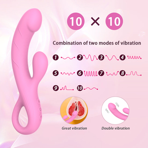 YLove Soft Liquid Rubber Clit <span class=keywords><strong>G</strong></span> <span class=keywords><strong>Spot</strong></span> Stimulation <span class=keywords><strong>Rabbit</strong></span> Dildo Sex Adult Women <span class=keywords><strong>Vibrator</strong></span> Sex Toys untuk Wanita - Product Image 4