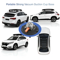 Plaque de fixation pour caméra à ventouse multi-trous 4,5, 5 et 6 pouces, en métal, avec pompe à ventouse puissante pour stabilité accrue sur le toit de voiture, pour base de camping-car