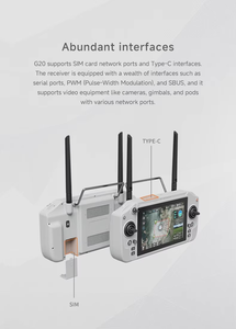 Contrôleur intelligent Skydroid G20 avec écran HD — Station de liaison longue portée pour systèmes sans pilote - Product Image 6