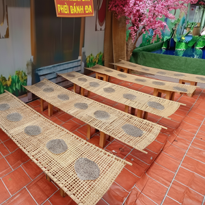 Séchoir à papier de riz en bambou naturel écologique Panneaux artisanaux en bois à lattes de VIET FARGIMEX - Product Image 1