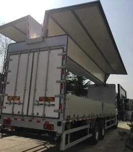Camion fourgon à 10 roues 6x4 avec ailes relevables hydrauliques, fourgon à chargement latéral pour livraison express et distribution en entrepôt - Product Image 5