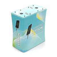 Mesa de Carga Portátil Retroiluminada Y2 Power ZAG, Fácil de Transportar e Instalar, Estación de Carga para Teléfonos Móviles con Marca Personalizada