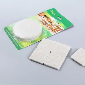 แผ่นรองขาเก้าอี้ทรงกลมแบบติดเอง ป้องกันพื้น ทำจากผ้าสักหลาดและอีวีเอ ผลิตในจีน - Product Image 3