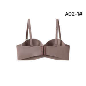 <span class=keywords><strong>Reggiseno</strong></span> Monopezzo Senza Cuciture con Sostegno Push-up, Scollatura Profonda a V, Spalline Rimovibili, Stile Medio-Spesso, per Seno Piccolo, Modello Racerback/Bandeau - Disponibile Subito - Product Image 5