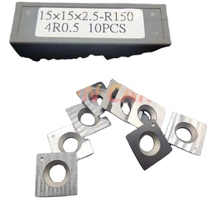 Gw-Woodworking Carbide <strong>Indexable</strong> <strong>Inserts</strong>, Carbide <strong>Inserts</strong> 15x15x2.5 R150 for Wood <strong>External</strong> Turning Tool - Product Image 4