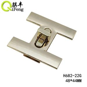 QIFENG, nuevo diseño, bolsa de Metal, piezas de Hardware, <span class=keywords><strong>tipo</strong></span> <span class=keywords><strong>mariposa</strong></span>, bloqueo de giro, bolso de moda, bloqueo de giro - Product Image 2