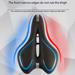 Asiento de Ciclismo Universal Ergonómico con Orificios de Ventilación, Superficie Antideslizante, Cubierta Impermeable, Parte de Mejora de Comodidad - Product Image 5