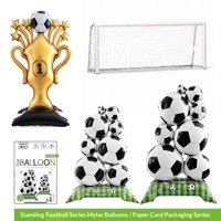 Ballons en aluminium géants en forme d'extraterrestre sur pied, fabriqués en Chine, pour décorations de fête d'anniversaire Coupe du Monde 2026