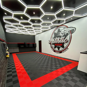 Luz de trabajo de lámpara de garaje Hexagonal de alta luminosidad HanYin para iluminación de techo de tienda de coches y garaje - Product Image 1