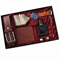 Coffret Cadeau d'Affaires de Luxe : Montre en Acier Inoxydable, Ceinture en Cuir, Stylo Signature – Cadeau d'Entreprise de Noël