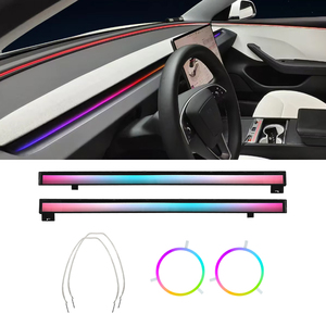 Luz Ambiental para Auto de Alta Calidad, Tira LED Acrílica Symphony, Lámpara Interior para Tesla Model 3/Y 2023-2025 - Product Image 1