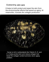 Sérum Anti-Âge de Luxe à l'Or 24 carats et Peptides, Acide Hyaluronique, Collagène et Caviar pour Peaux Sèches et Matures – Marque Blanche